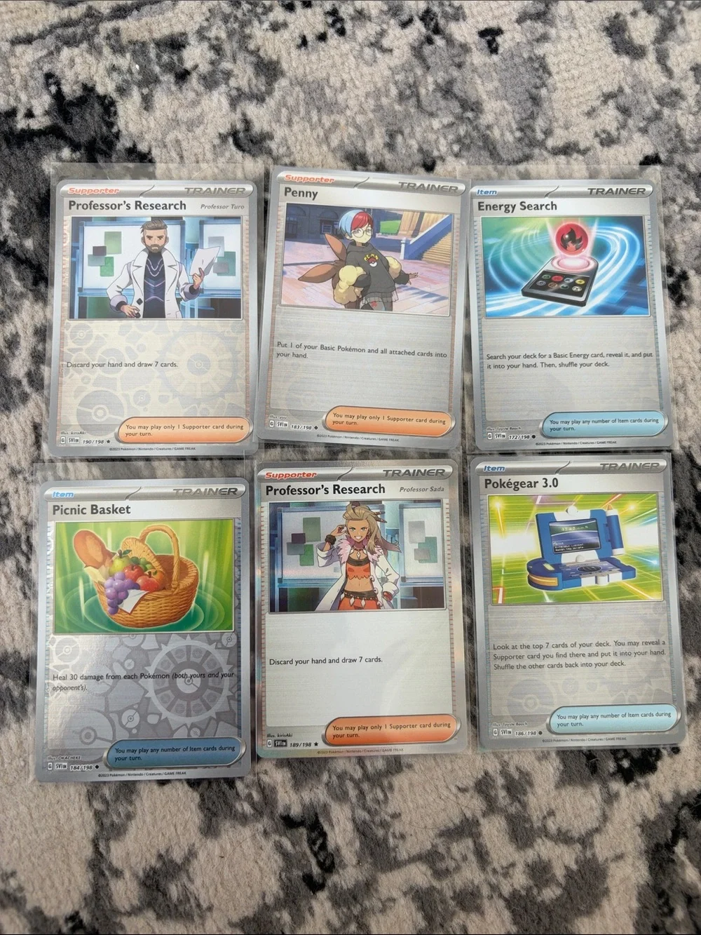 Pokémon Scarlet and Violet Reverse Holo Trainer Lot 11 Cards | ✨5/$25✨